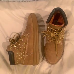 Brown Pastry Hiking Hip Hop Boots size 7